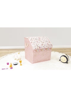 Mor Bebe Purple Bebe Baby Corner Box with Lid Toy Box (Pink) 40X38X44  - Image 1