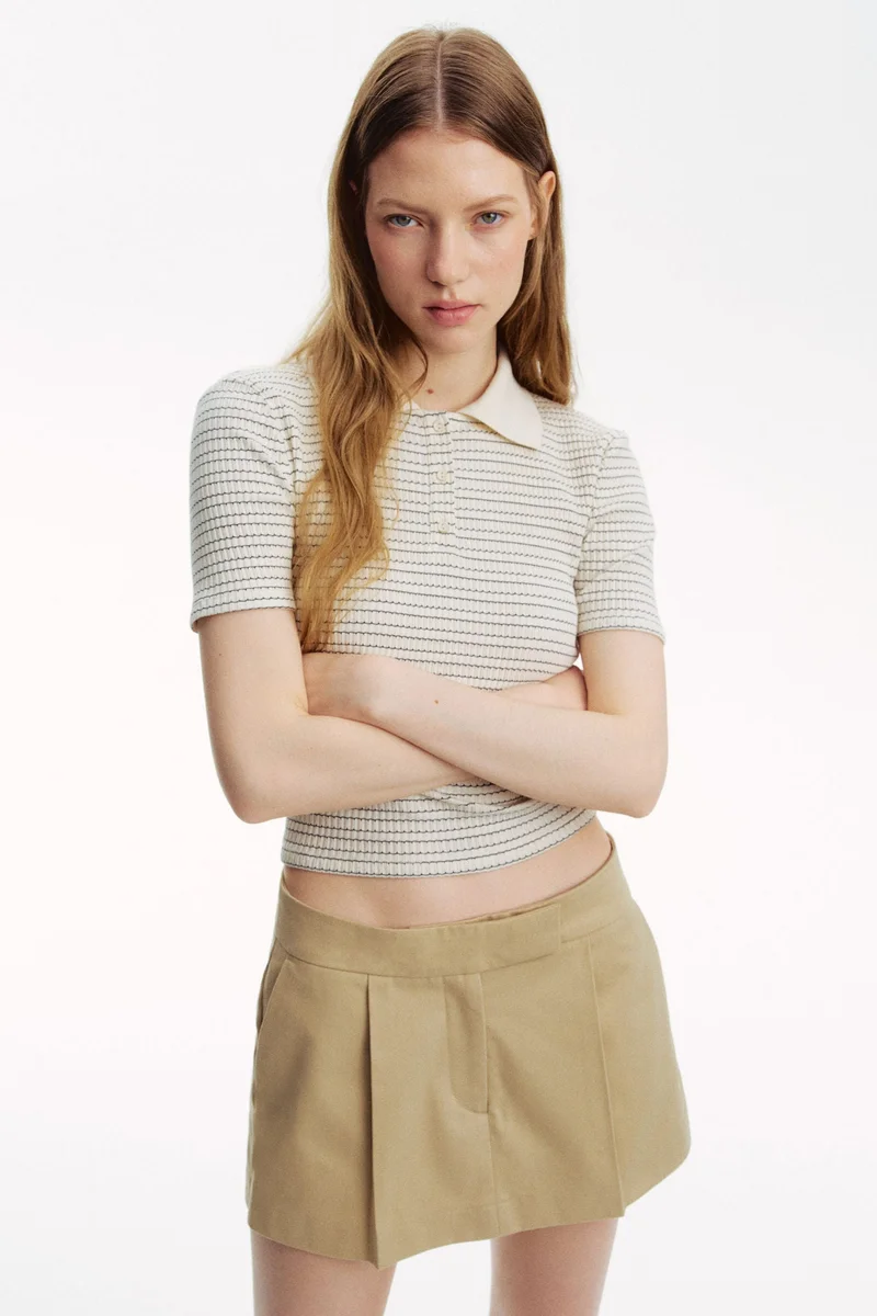 H&M Tailored mini skort