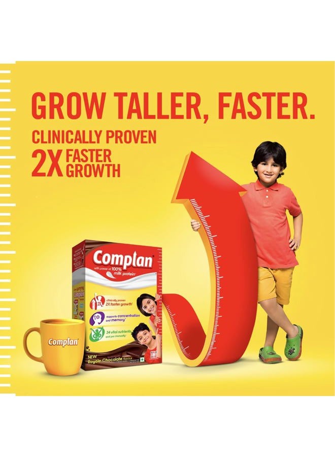 Complan Nutrition Drink Powder for Children, Kesar Badam Flavour, 500 g Jar | Nutrition drink for kids with protein & 34 vital nutrients - Image 3