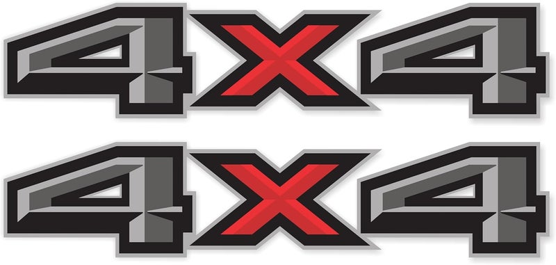 GOLD HOOK 4x4 Decals for Trucks Ford F150 Replacement Sticker (Set of 2, X-Large: 17.5" x 3.7") - Image 1