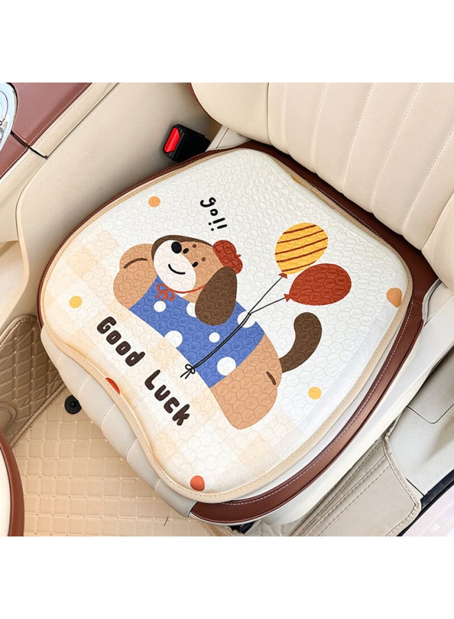 DiGallen Dijialun All-season Car Seat Cushion, Cute Puppy Design, Comfortable Car Seat Cover, Height-increasing Breathable Car Seat Pad, Sausage Dog Patter - Image 1