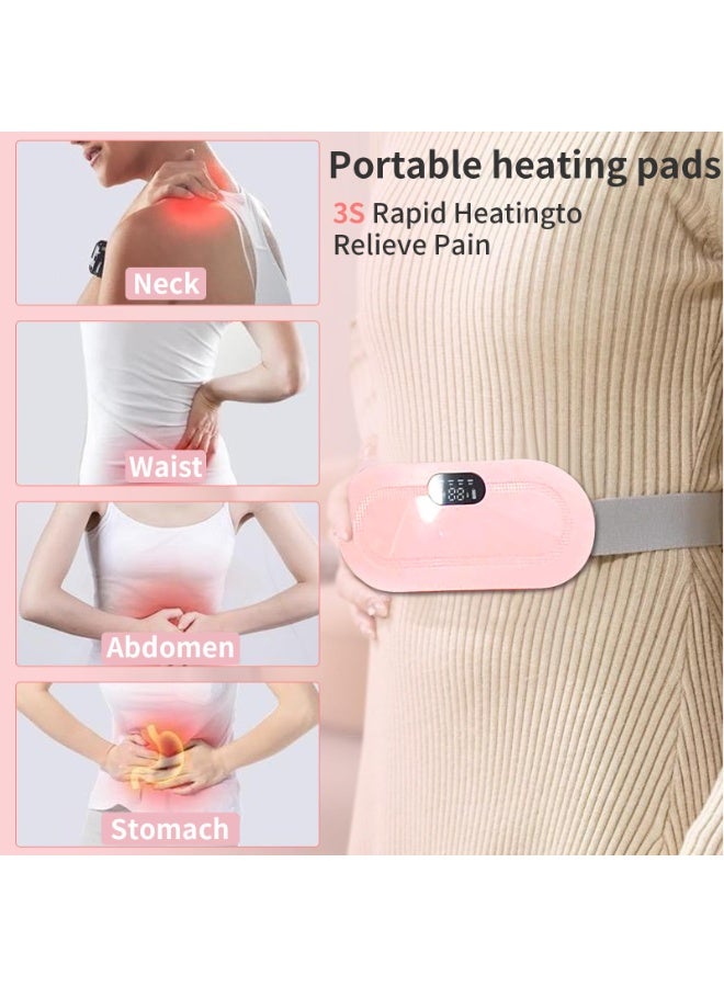KOWVOWZ Portable Cordless Heating Pad Warming Belt Menstrual Heating Pad Mobile Cordless Heating Pad for Cramps, Endometriosis Pain Relief, Back or Portable Electric - Image 2