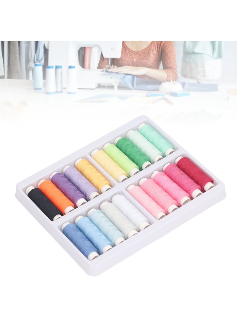 Velaurs 20 Colors Mini Sewing Thread Roll DIY Thread Kit Colorful Thread 100M Home Handmade Thread  - Image 3