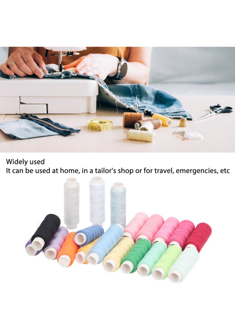 20 Colors Mini Sewing Thread Roll DIY Thread Kit Colorful Thread 100M Home Handmade Thread