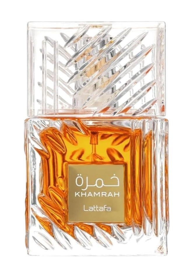 لطافة عطر خمرة او دو بارفان من لطافه 100 مل - عربي فاخر للرجال والنساء للجنسين - حلو وفانيليا وخشب عنبر - ثبات يدوم طويلا - Image 1