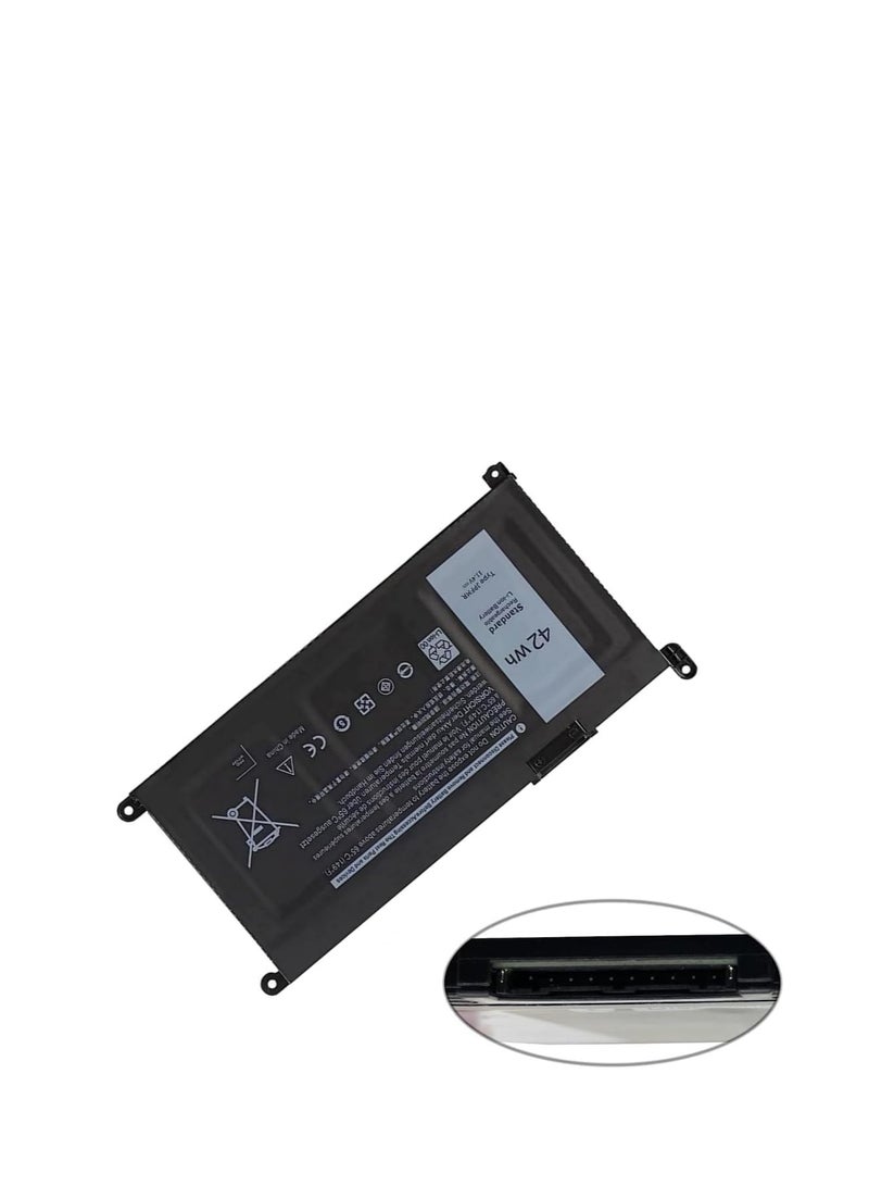 Terabyte بطارية JPFMR 42Wh 3500mAh 3 خلايا 11.4V متوافقة مع لابتوب ديل كروم بوك 5488 5493 5593 3400 3100/3100 2 في 1 سلسلة نوت بوك 0JPFMR 7MT0R 7MTOR 16DPH 7T0D3 07T0D3 P90F - Image 4