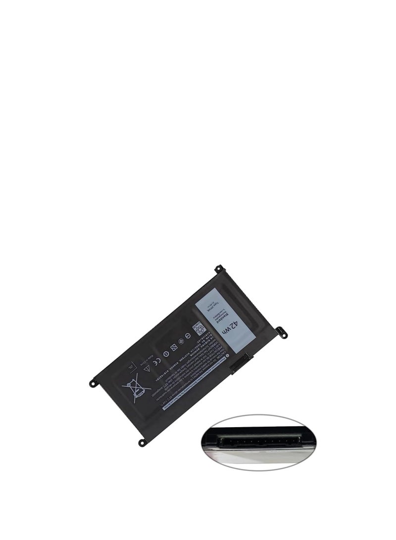 Terabyte بطارية JPFMR 42Wh 3500mAh 3 خلايا 11.4V متوافقة مع لابتوب ديل كروم بوك 5488 5493 5593 3400 3100/3100 2 في 1 سلسلة نوت بوك 0JPFMR 7MT0R 7MTOR 16DPH 7T0D3 07T0D3 P90F - Image 3