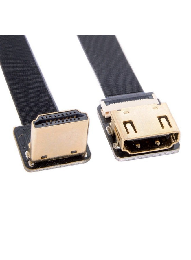 JSER كابل فلات FPC HDMI ذكر إلى أنثى بزاوية 90 درجة لعرض HDTV وطائرات متعددة المروحيات للتصوير الجوي (0.5 م) - Image 3