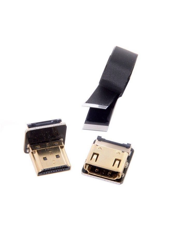 JSER كابل فلات FPC HDMI ذكر إلى أنثى بزاوية 90 درجة لعرض HDTV وطائرات متعددة المروحيات للتصوير الجوي (0.5 م) - Image 2