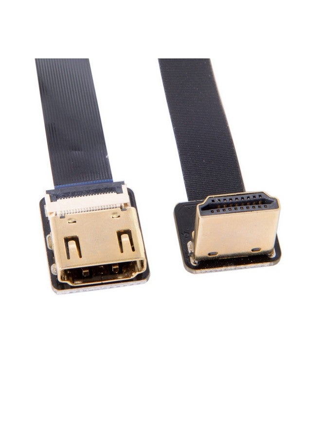 JSER كابل فلات FPC HDMI ذكر إلى أنثى بزاوية 90 درجة لعرض HDTV وطائرات متعددة المروحيات للتصوير الجوي (0.5 م) - Image 5
