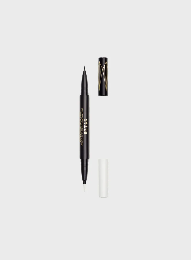 stila Stay All Day® Dual-Ended Waterproof Liquid Eye Liner - Intense Black/Snow