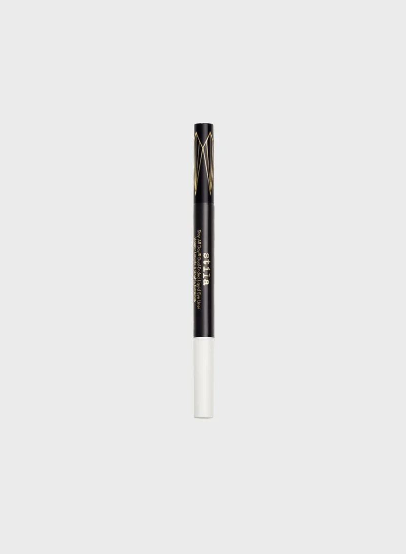 stila Stay All Day® Dual-Ended Waterproof Liquid Eye Liner - Intense Black/Snow