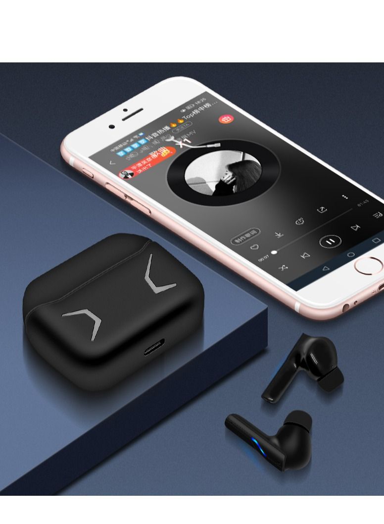 GULFLINK Wireless Earbuds Bluetooth Earbuds Bass Gym Earbuds Black - Image 5