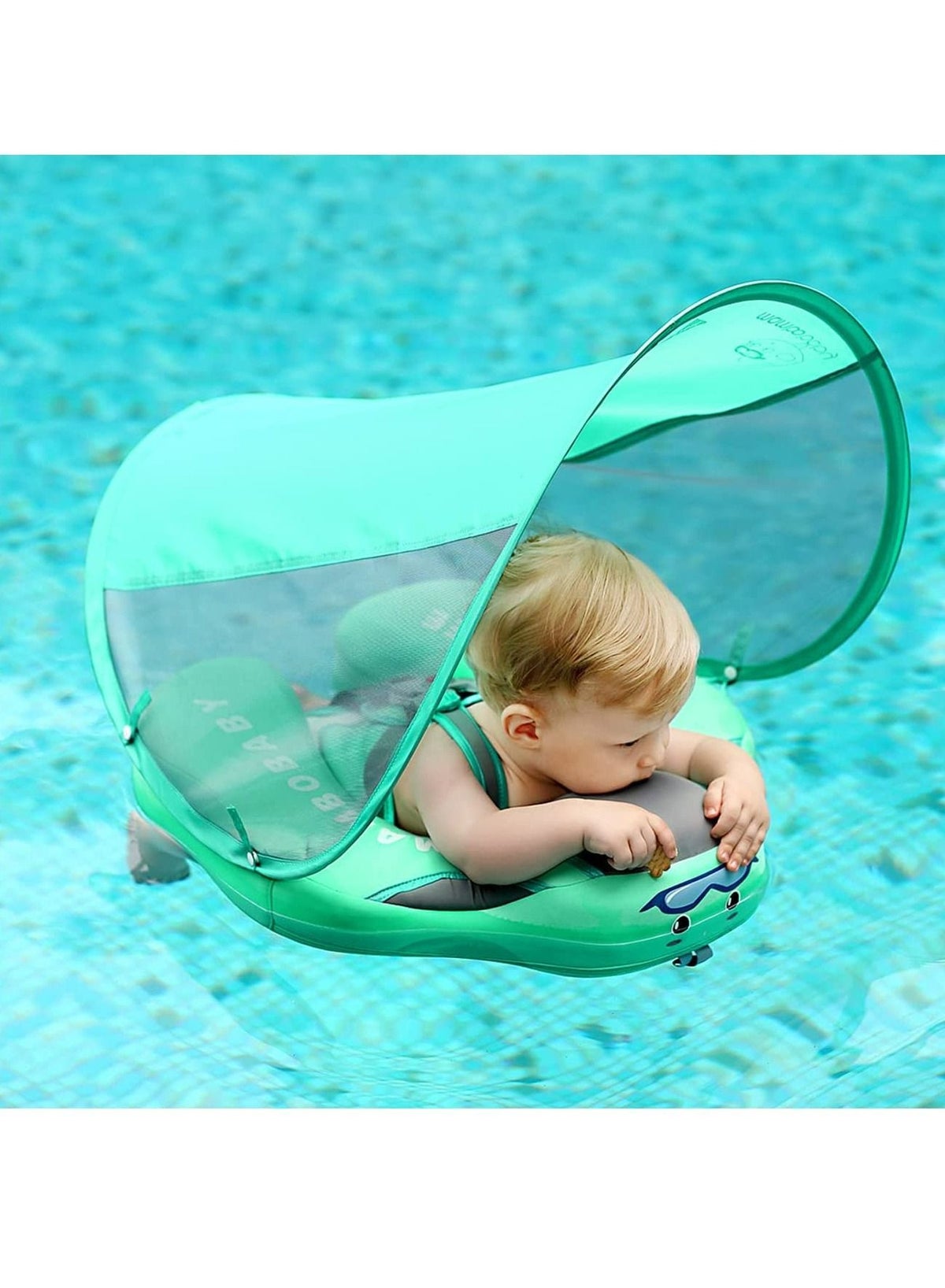 Non Inflatable Baby Pool Float GT-Wheel Baby Floater Swim Trainer Solid Infant Pool Float Non ...