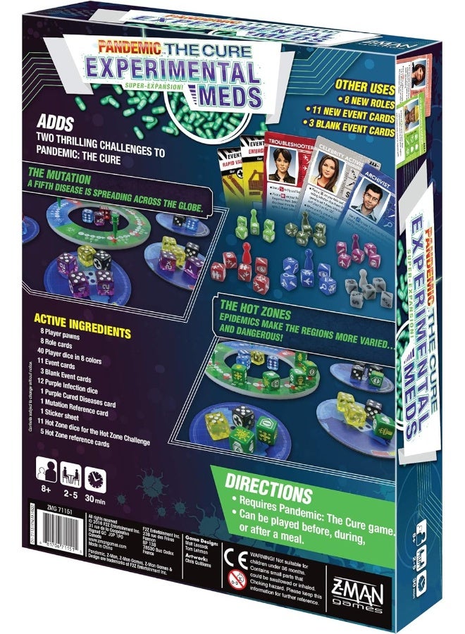 Z-Man Games Z-Man Games Pandemic: The Cure - Experimental Meds  - Image 3