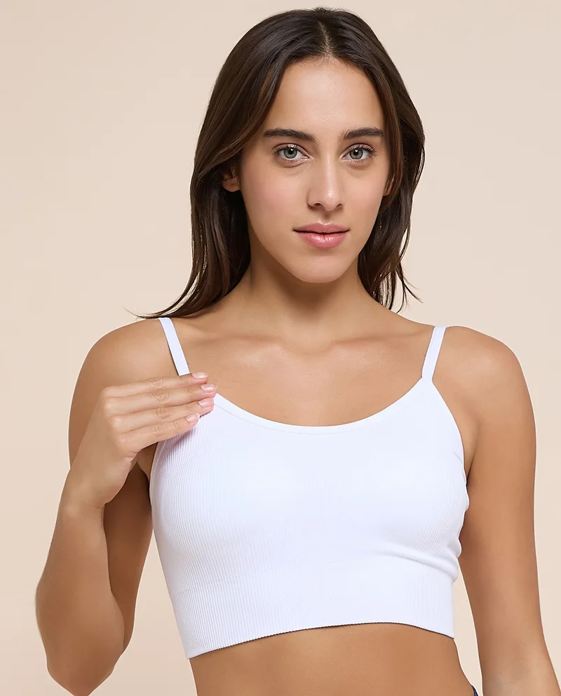 Ribbed Padded Sports Bra