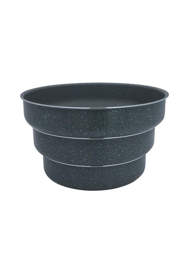 Rocky Granite Trays Set 26/30/34 Cm Round 3 Pieces Gray - Image 1