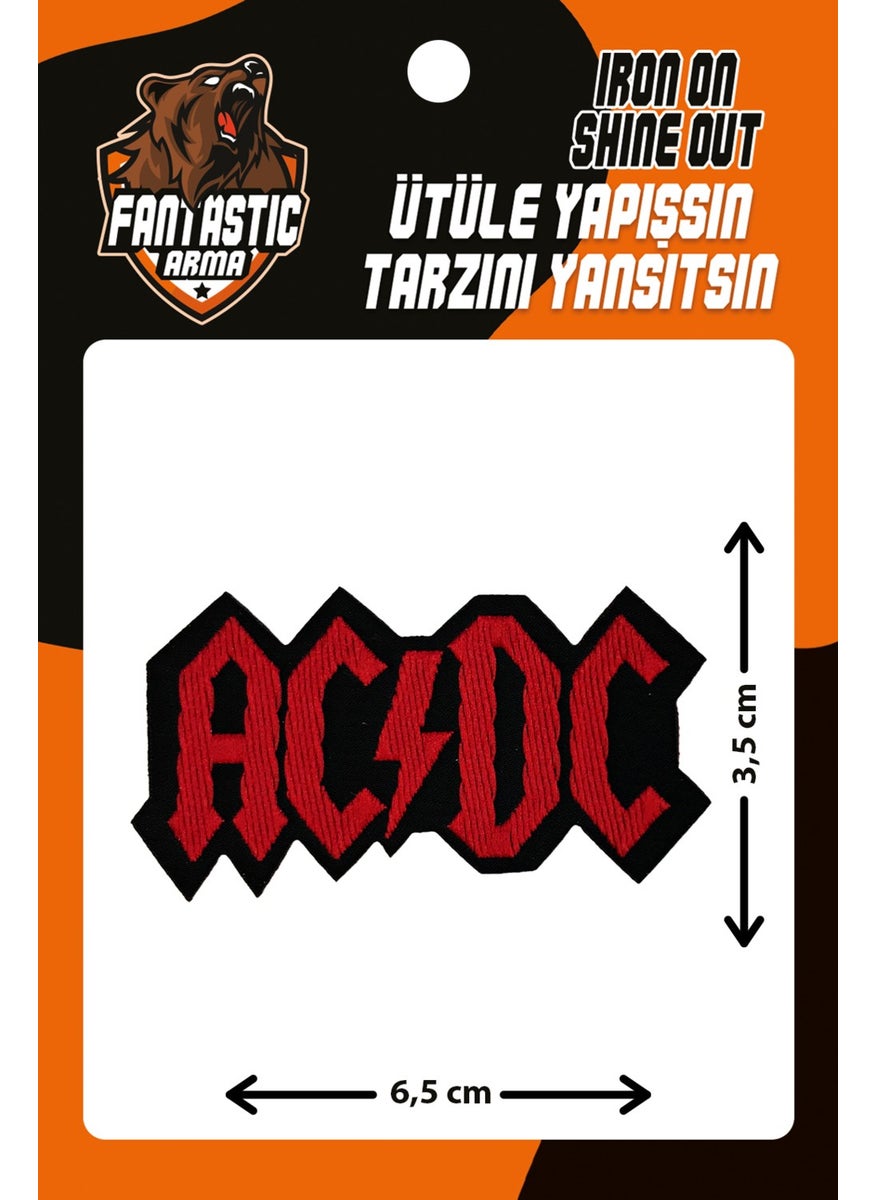 Fantastic - Iron-on Woven Rigging Patch, Ac/dc - Image 1