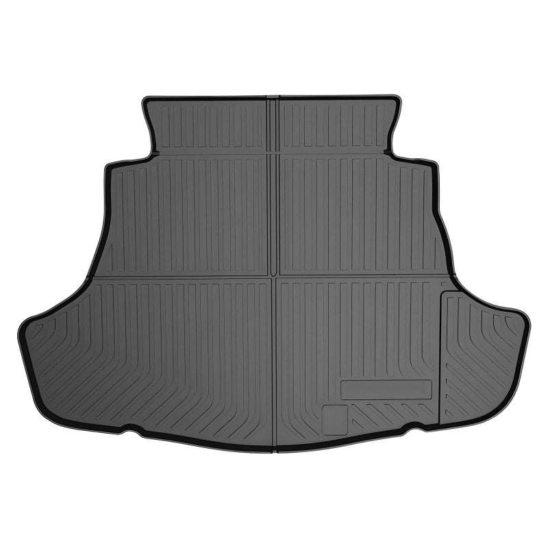 Mixsuper Custom Fit Cargo Liner for 20182023 2024 2025 Toyota Camry Avalon 20192022 All Weather Trunk Mat TPO Durable Odorless 3D Rear Trunk Liner Cargo Mat Black