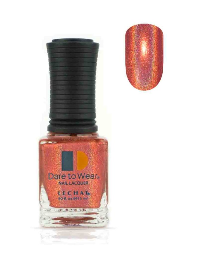 Lechat Nail Polish Color Deep Coral Holographic Glitter By Lechat Spectra Mars Sdw08