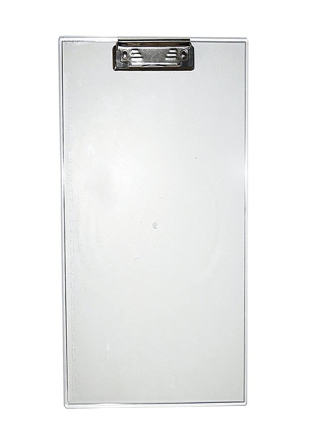 Barcrock Flaxible Light Weight Transparent Clipboard Exam Pad Best for Students in All Exams Board Light Weight Transparent Exam Board Transparent Clipboard Transparent Writing Pad - Image 3