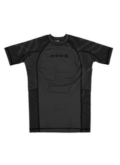 Sanabul  Essential Short Sleeve Compression Shirt For Men | Mma Wrestling Jiu Jitsu Bjj Base Layer Rash Guard | Workout Men'S Compression Shirt (2X-Large, All Black)  - Image 2