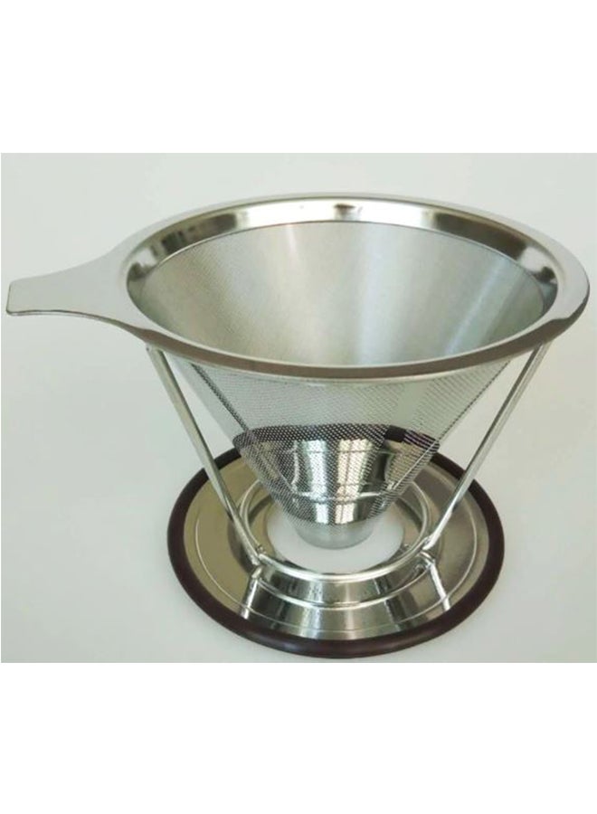 Xbees Filter Coffee Dripper Silver - Image 2