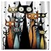 Larkipuzz Whimsy Cats Jigsaw Puzzle 1000 Pieces Funny Cat Puzzles for Adults Abstract Art Larkipuzz Hard Difficult Cute Animals Theme as Art Decor - Image 4