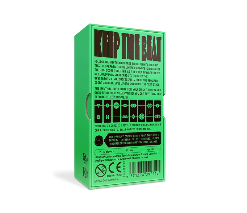 Oink Games Hey Yo - Rhythm-Based Japanese Cooperative Card Game | Ages 8+ | Sync Your Moves to The Beat - Image 2