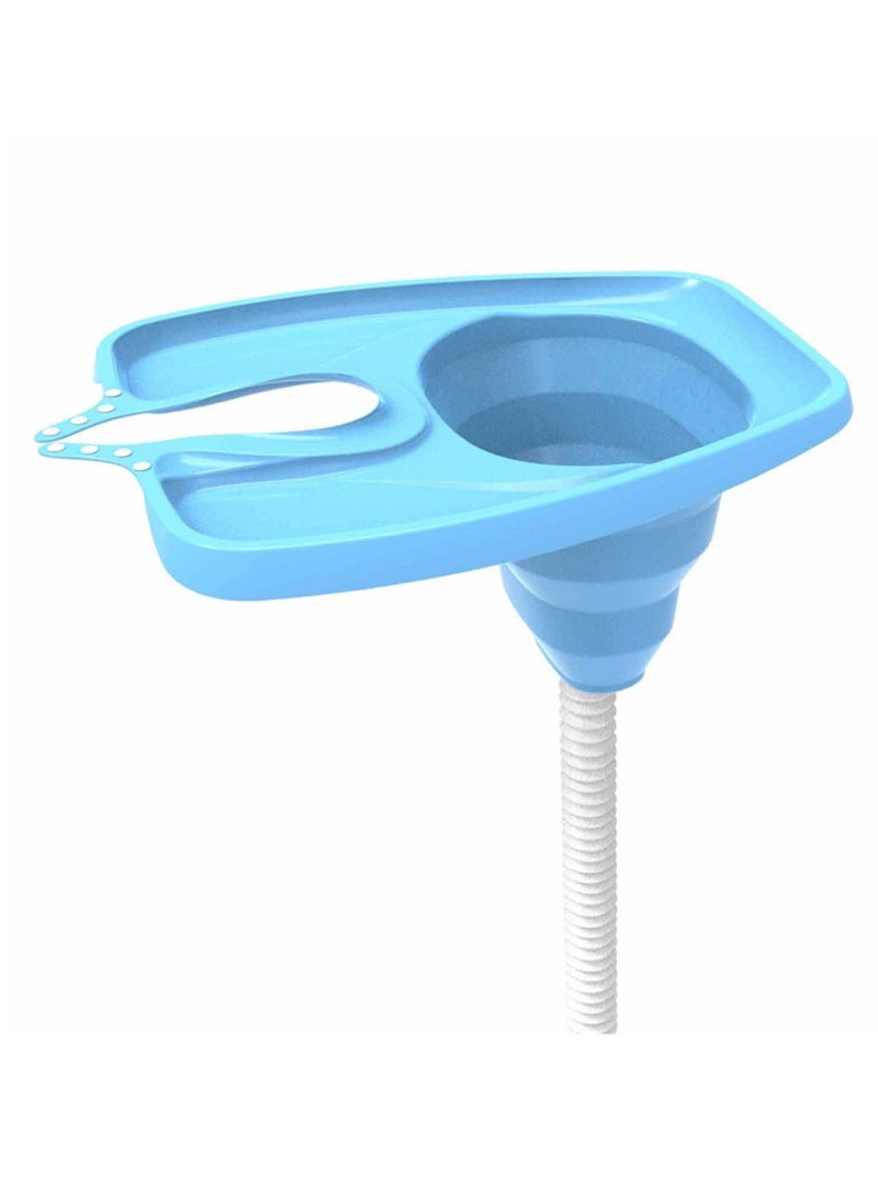 SOLARAE Hair Washing Aids for Disabled, Foldable Shampoo Basin, Plasti c Hair Washing Bowl for Bedridden, Portable Hair Washing Basin, Bowl for Washing Hair, Shampoo Tray Basin for Washing - Image 1