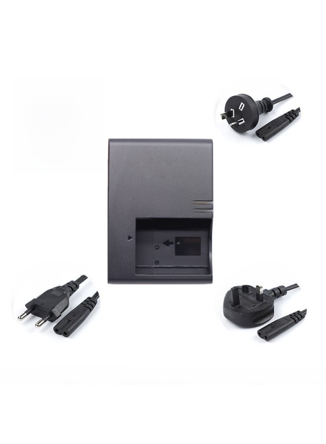 LC-E17 LP-E17 جيل الشاحن 850D 800D M3 M5 M 6 200 DLC-E-اللون: شاحن + سلك طاقة بمقياس أوروبي (الاتحاد الأوروبي) + صندوق ورقي - Image 3