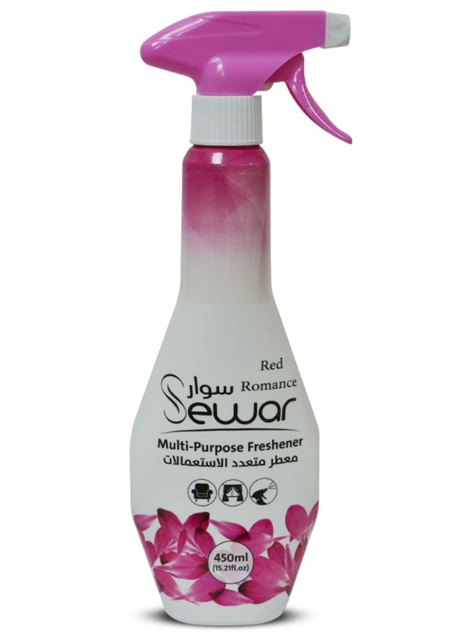سوار معطر متعدد الأغراض 450 مل ريد رومانس - Image 1