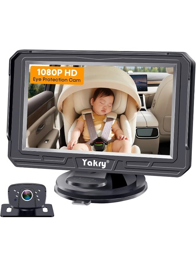 Yakry Baby Car Camera Backseat - HD 1080P Rear Facing Car Baby Monitor - Image 1