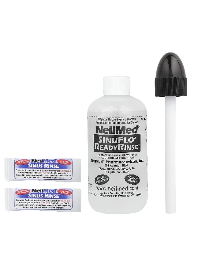 NeilMed نيل ميد، سيني فلو® ريدي رينس®، غسول أنفي جاهز، مجموعة من قطعتين - Image 3
