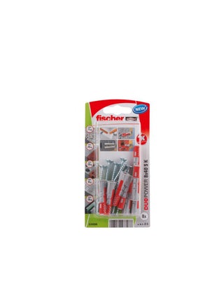 Fischer Universal Plug 8 x 40mm + Countersunk Screw 8Pcs DUOPOWER 8X40 S K NV - pzsku/Z00F786539365689AEFFEZ/45/1746625426/bb0c1843-0ebf-4444-8ab4-08d6b96887be