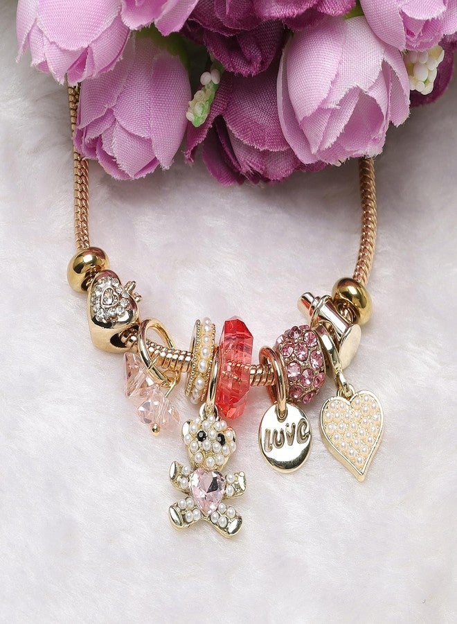 DS Charm Bracelets for girls,exquisite cute cartoon friendship bracelets Stainless Steel Bangle with birthday Gift box, Adjustable girls jewelry Suitable for holiday gifts, Adjustable, Stainless steel - Image 4