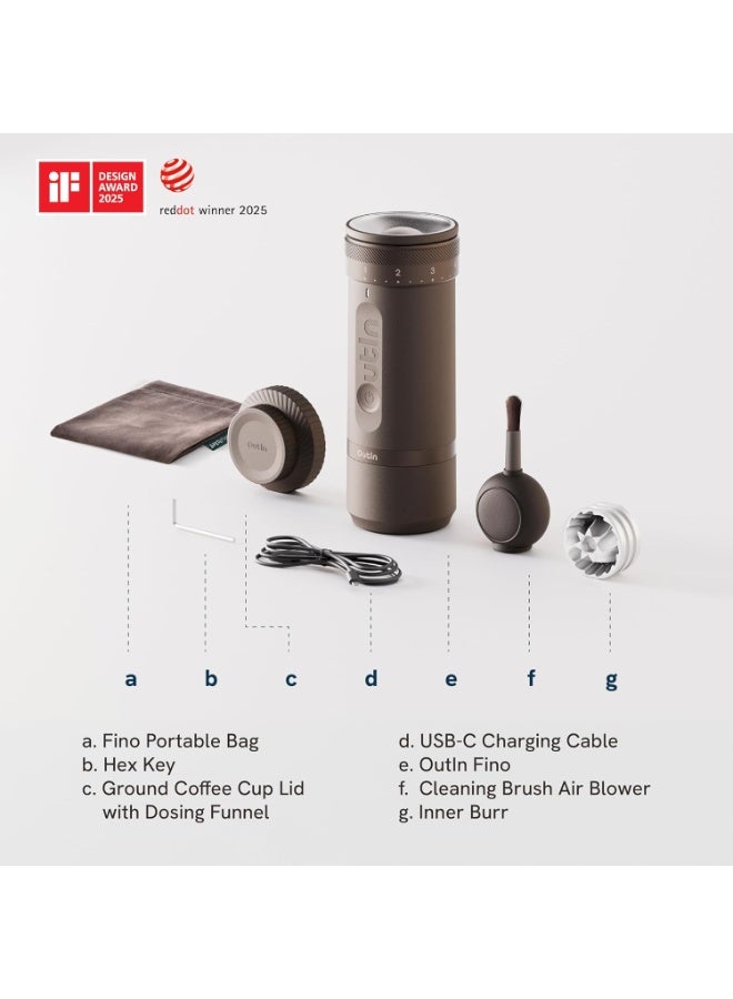 أووةن مطحنة القهوة الكهربائية المحمولة أوتين فينو - اللون البني التندرا - Image 3