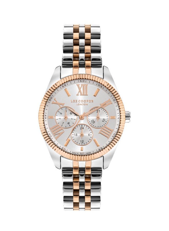 Lee Cooper Women's Multi Function Silver Dial Watch - LC07811.530  - Image 1