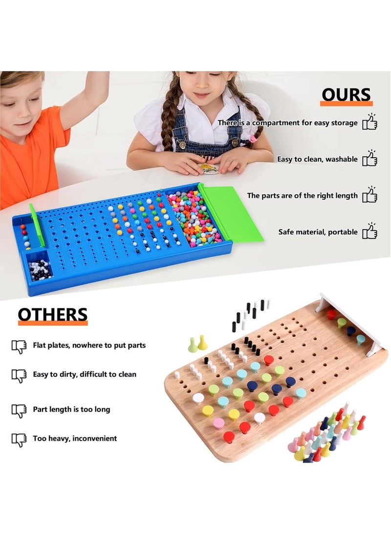 لعبة لوحية ماستر مايند من كونين، لعبة البحث عن الأكواد المنطقية، لعبة الذكاء الخارق الاستراتيجية، لعبة عائلية، ألعاب لوحية للعائلات والأطفال، لعبة تعليمية للأطفال والكبار - Image 5