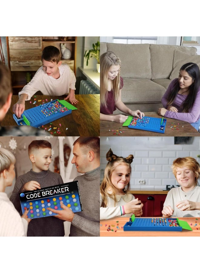 لعبة لوحية ماستر مايند من كونين، لعبة البحث عن الأكواد المنطقية، لعبة الذكاء الخارق الاستراتيجية، لعبة عائلية، ألعاب لوحية للعائلات والأطفال، لعبة تعليمية للأطفال والكبار - Image 4