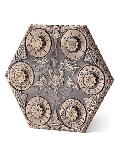 Banloga DD Dice Set7PCS Metal Dice for Dungeons and DragonsMini Dice Set with Pocket Watch CaseRole Playing Board Games Accessories Dragon BronzeS - Image 1