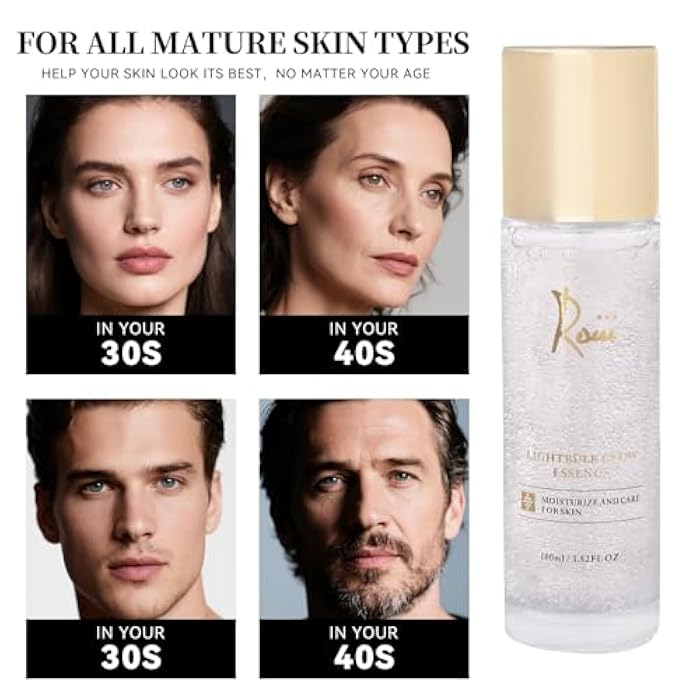 Roiii Light Bulb Glow Essence Serum - Vitamin C + Niacinamide + Hyaluronic Acid - Brightening Face Essence for Glowing Skin - Neck Reduce Dark Spots & Even Skin Tone 3.52 FL.OZ - Image 5