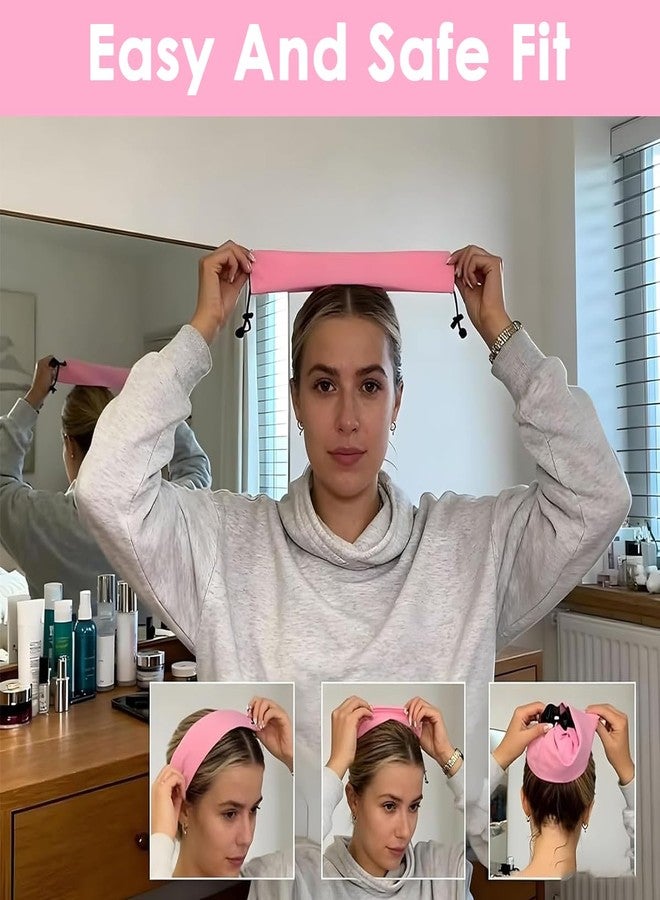 ماي كرييت غطاء شعر مقاوم للماء من MAYCREATE®، غطاء استحمام من البوليستر للشعر الطويل، غطاء شعر قابل لإعادة الاستخدام للاستحمام وحماية الشعر، 55 × 14 سم - Image 4