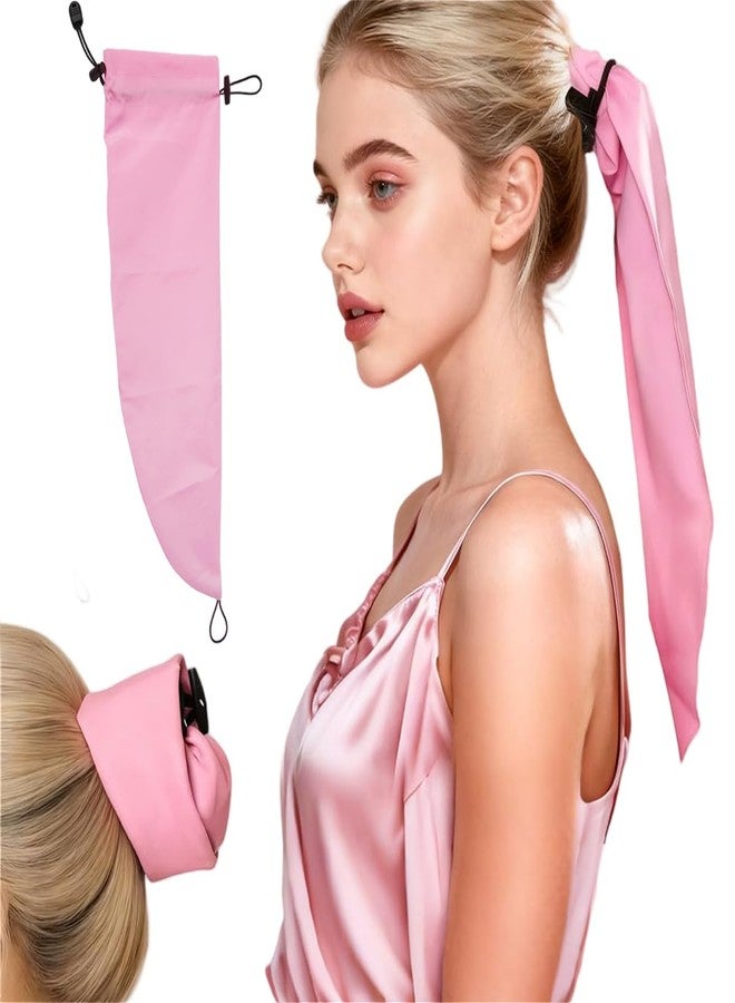 ماي كرييت غطاء شعر مقاوم للماء من MAYCREATE®، غطاء استحمام من البوليستر للشعر الطويل، غطاء شعر قابل لإعادة الاستخدام للاستحمام وحماية الشعر، 55 × 14 سم - Image 1