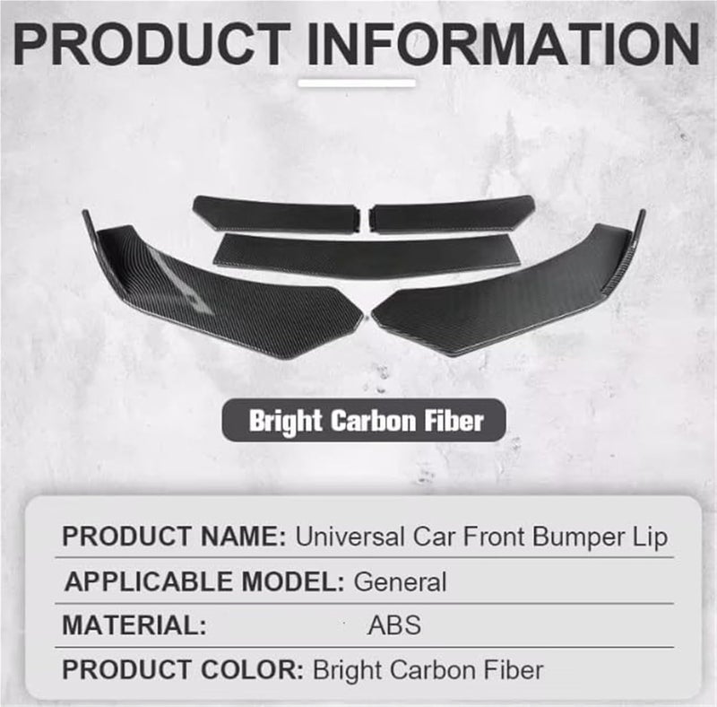 Wivplex Universal Car Front Lip Spoiler Splitter - Image 5