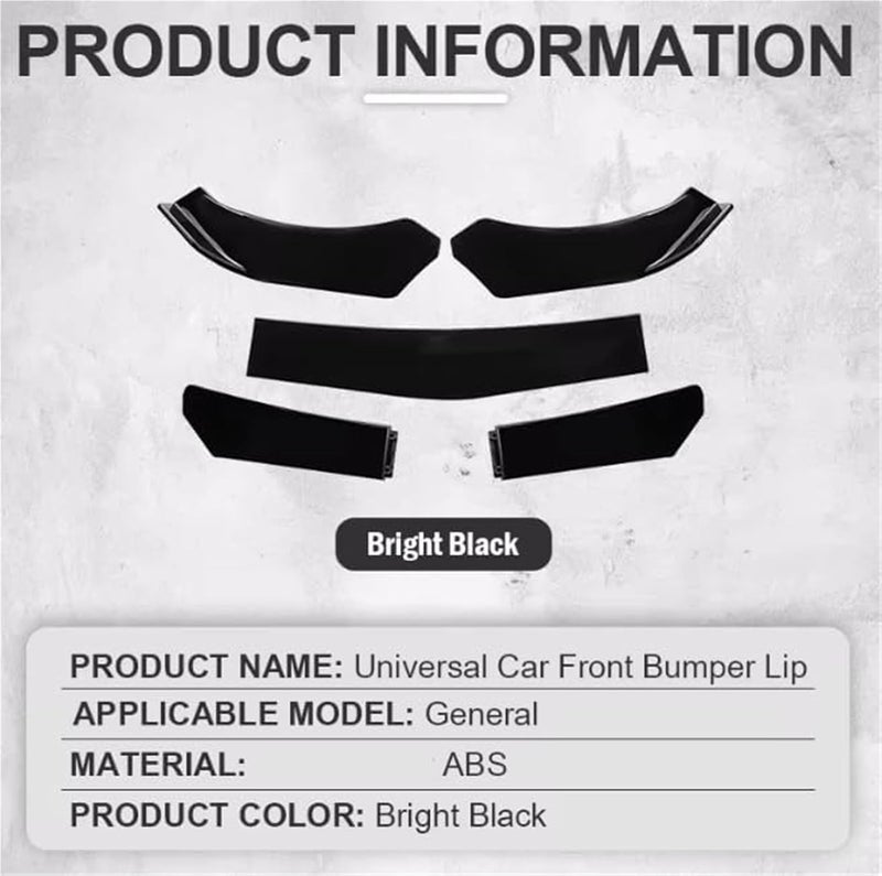 Wivplex Universal Car Front Lip Spoiler Splitter - Image 3