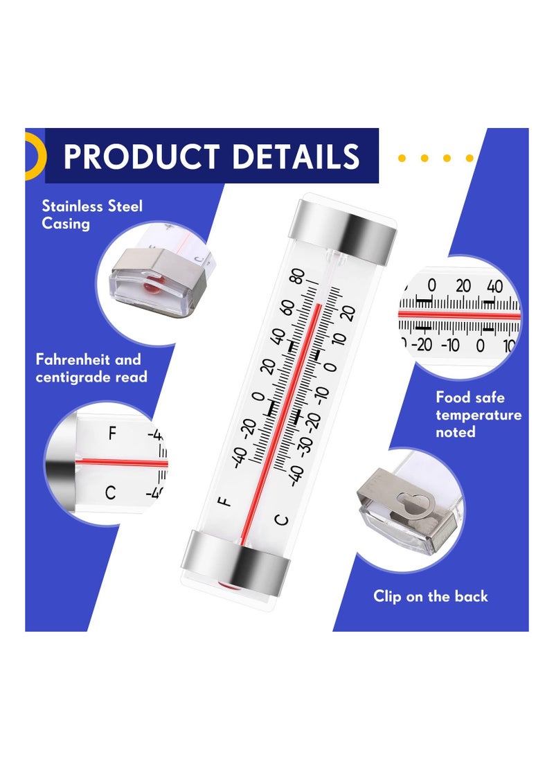 Generic - Freezer Thermometer, 6 Pack Hanging Fridge Thermometer, Hanging Cooler Refrigerator Thermometer, for Restaurant Home Kitchen, Temperature Supplies - Image 1