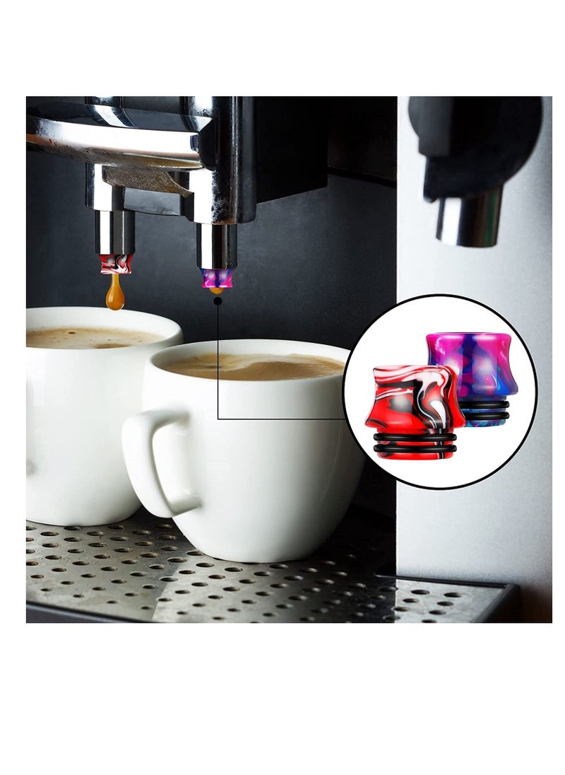 KASTWAVE - 810 Drip Tip, Resin Replacement Standard Wide Bore Drip Tip Cover Connector for Ice Maker, Coffee Machine Favors - 6 Pcs - Image 1