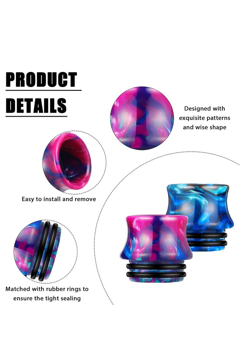 KASTWAVE - 810 Drip Tip, Resin Replacement Standard Wide Bore Drip Tip Cover Connector for Ice Maker, Coffee Machine Favors - 6 Pcs - Image 1
