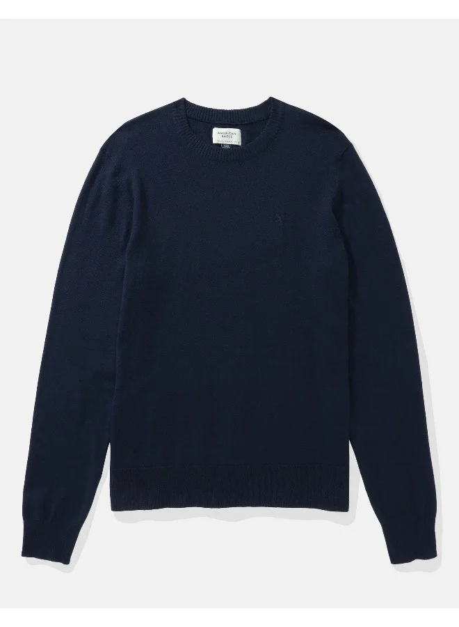 امريكان ايجل كنزة بياقة دائرية بنقشة الوافل